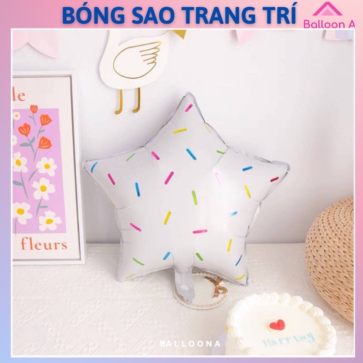 Bóng hình sao candy trang trí tiệc sinh nhật