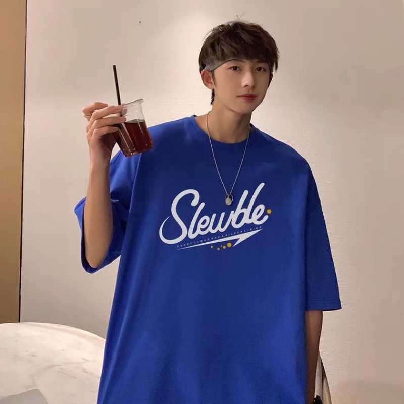 Áo nam Tay Ngắn In Chữ size M-3XL Màu Đen/Xám/Xanh/Trắng Chất Lượng Cao size M-3XL