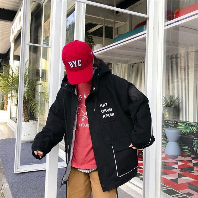 Khoác kaki form rộng túi hộp unisex SN200 KKK010 | BigBuy360 - bigbuy360.vn