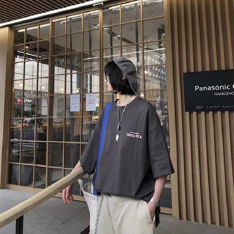 Áo Thun Nam Dáng Rộng In Chữ Phong Cách Hip Hop Thời Trang Mùa Hè Mới Cỡ Lớn M-8XL