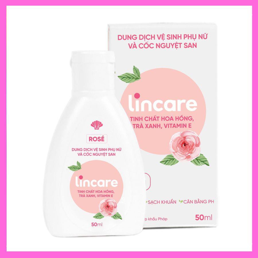 Dung dịch vệ sinh phụ nữ vệ sinh cốc nguyệt san Lincare Rose 50ml