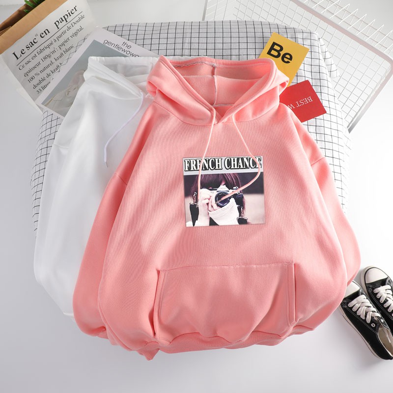 Áo Hoodie Chui Đầu In Hình Anime Plus Size Cho Nam Nữ