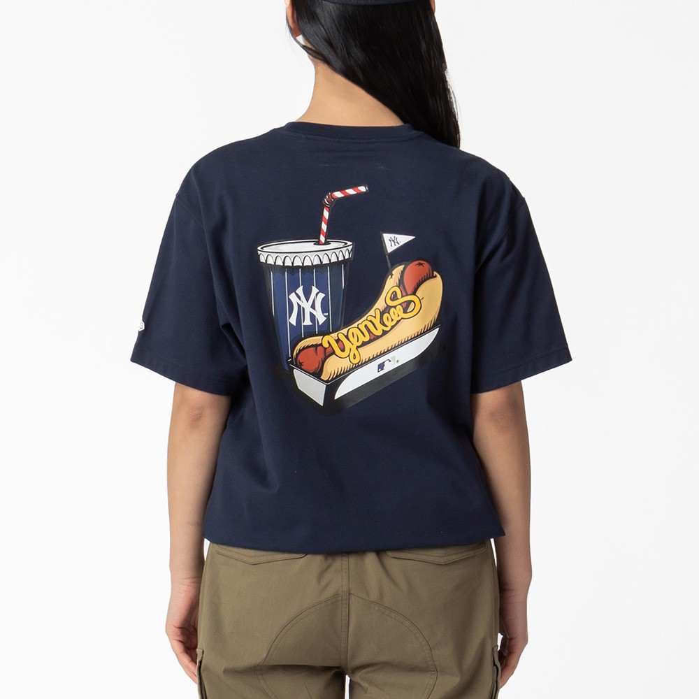 Áo Thun Unisex NEW ERA HOTDOG Chính Hãng 100% – 12715376 - TRẮNG