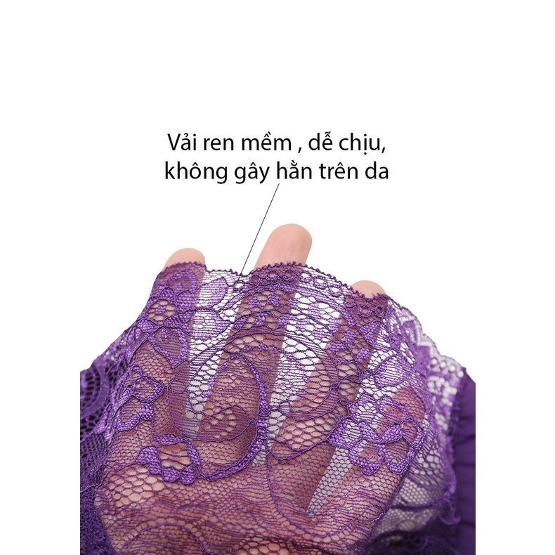 Quần lót sexy thun lạnh da báo BRALUNE , quần chíp nữ ren lưới kháng khuẩn quyến rũ mã 501