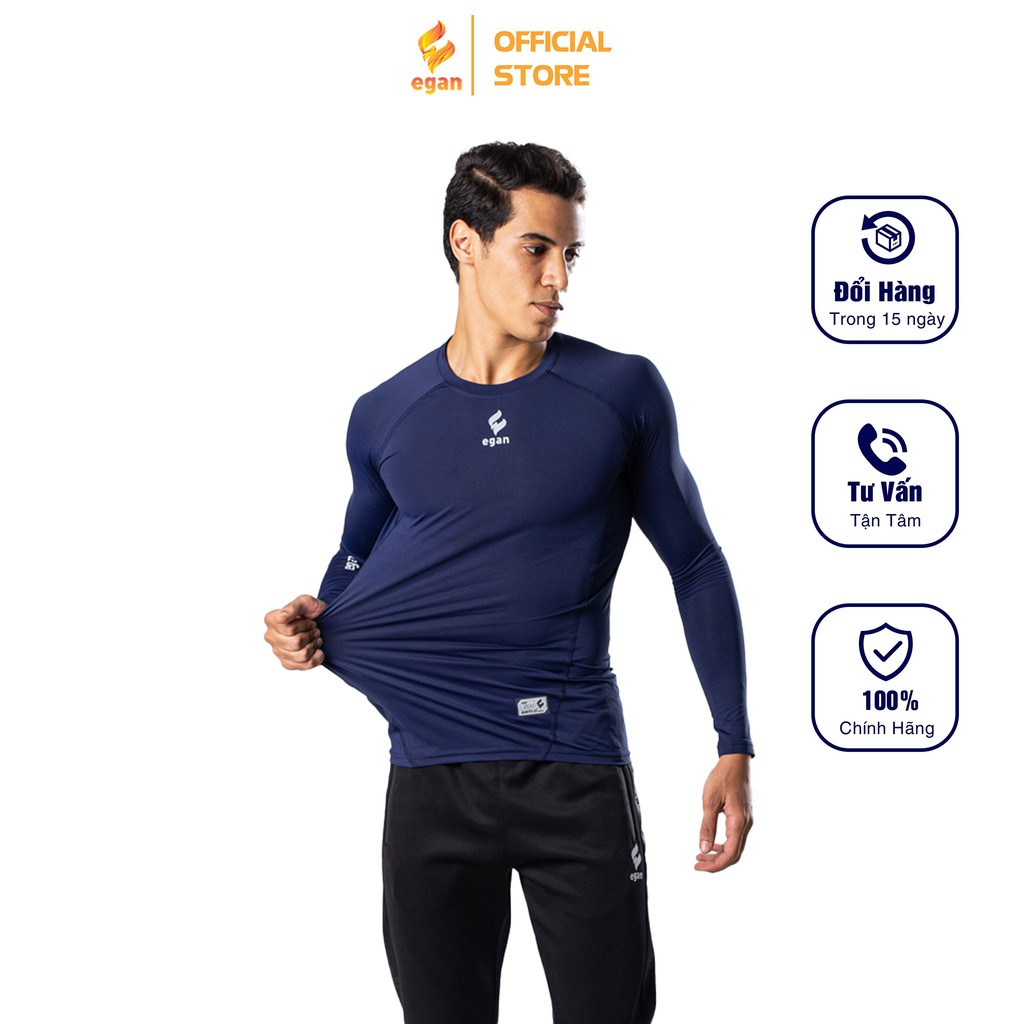 Áo lót thể thao nam dài tay body đẹp cao cấp EGAN HYPER-FIT AL02