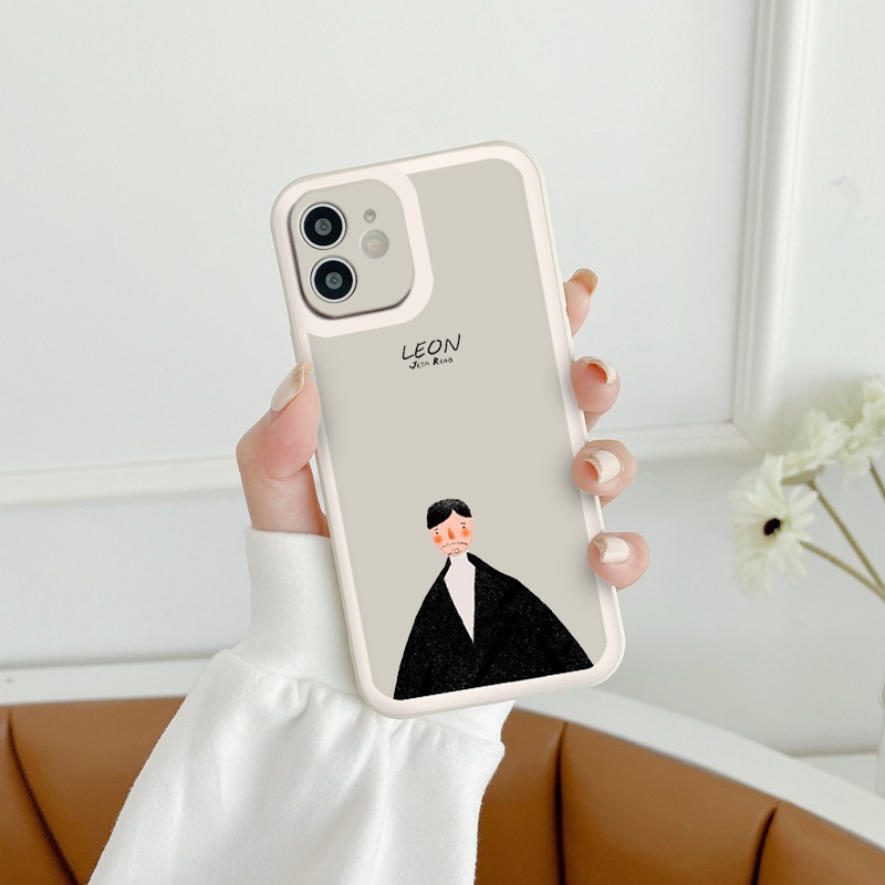 Ốp lưng iphone LEON cạnh vuông 6/6plus/6s/6splus/7/7plus/8/8plus/x/xr/xs/11/12/13/pro/max/plus/promax