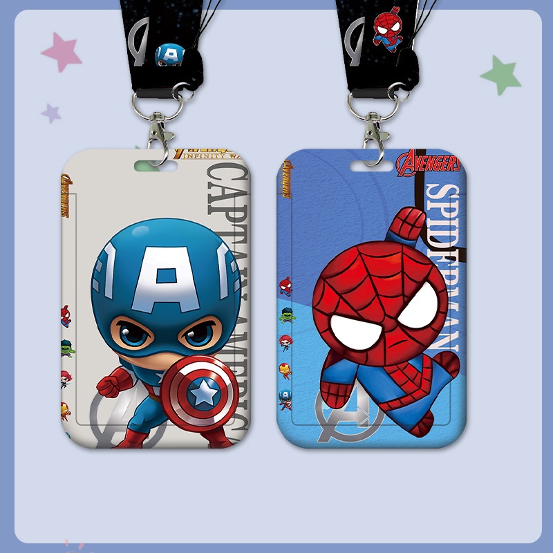 Bao Đựng Thẻ Ngân Hàng/Thẻ Ngân Hàng In Họa Tiết Marvel Spiderman Captain America 2022