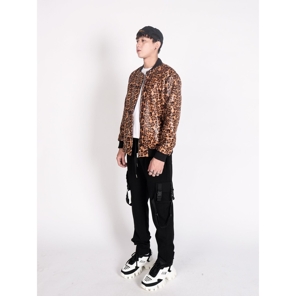 Áo ZOMBIE® Leopard Bomber Jacket