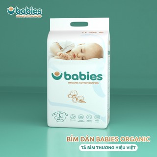 Combo 06 bịch tã/bỉm dán/quần babies organic size s66/m56/m54/l46/l50/xl46/xxl40