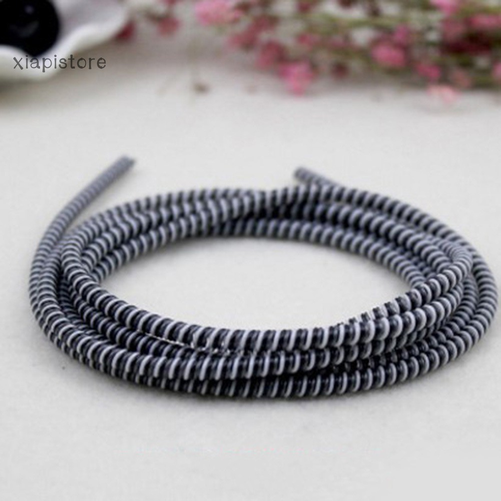 Vỏ Bảo Vệ Dây Cáp Sạc USB Xoắn Ốc Dài 1.4m