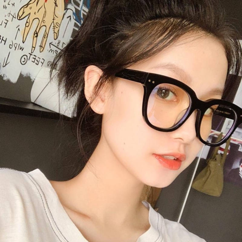 Kính mát gọng tròn chống bức xạ thời trang phong cách Hàn Quốc cho nam nữ