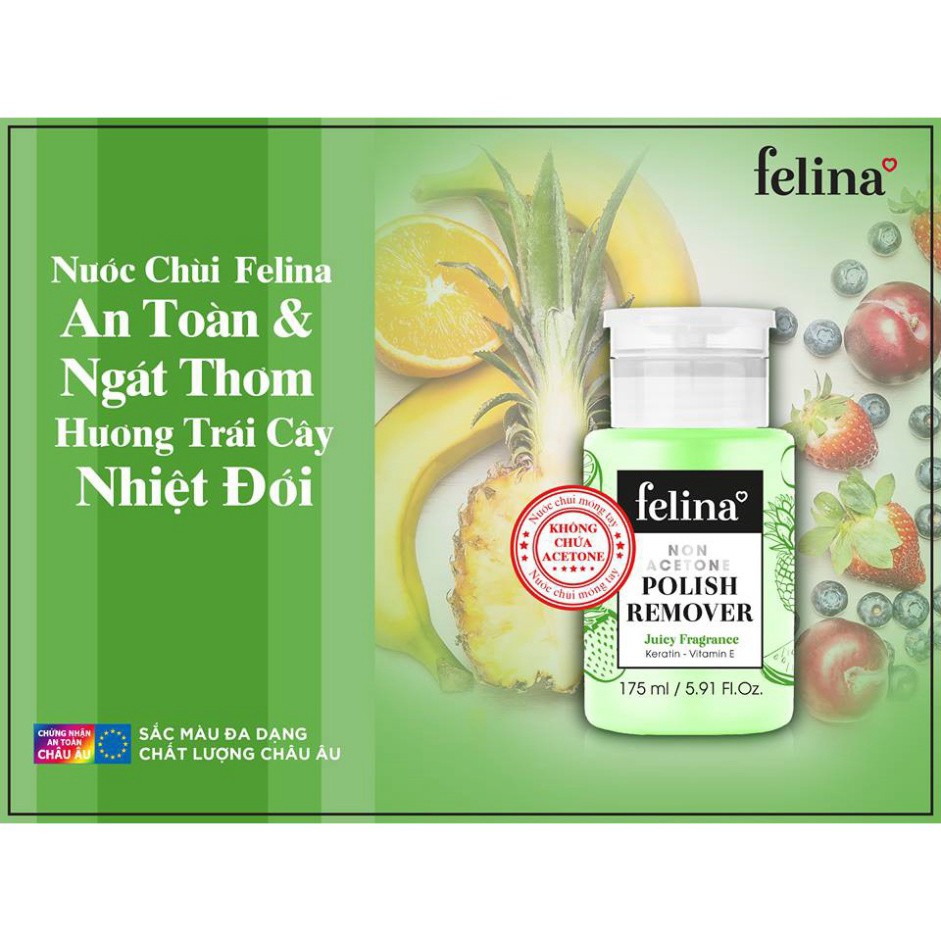 Nước chùi tẩy móng cao cấp Felina 175ml