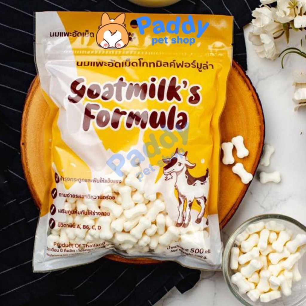 Xương Kẹo Sữa Dê Cô Đặc Goatmilk's Formula Cho Chó (Nhập khẩu Thái Lan)