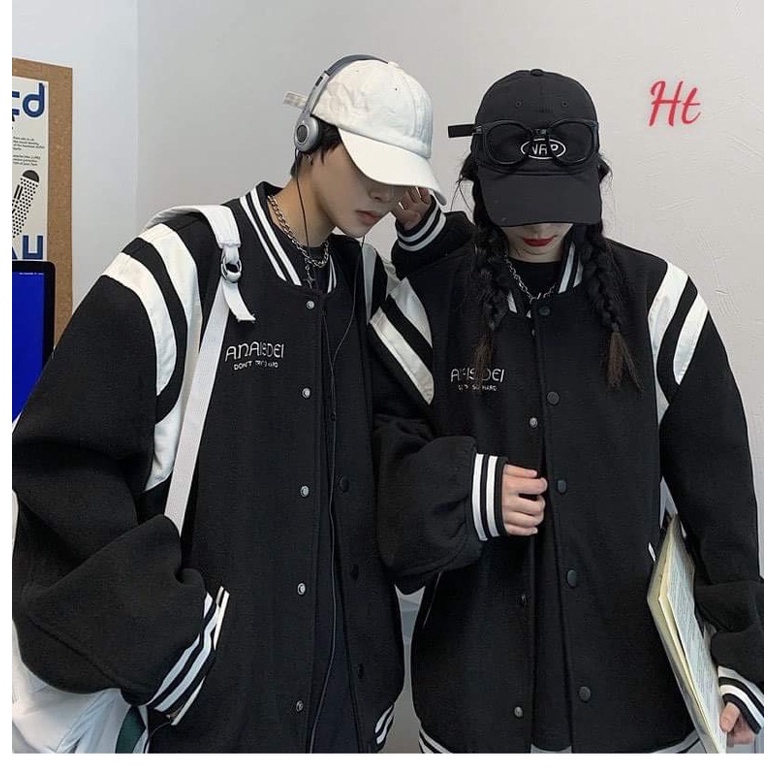 Áo khoác bomber bóng chày AN HT12