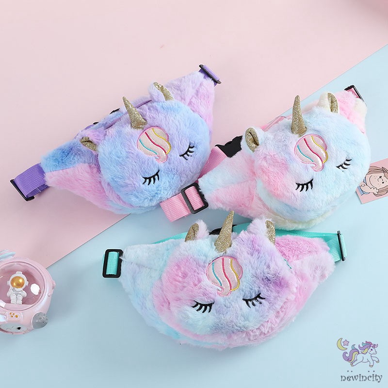 Túi đeo chéo trước ngực với thiết kế hình kì lân xinh xắn đáng yêu cho bé gái