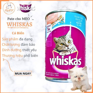 PATE LON VỊ CÁ BIỂN WHISKAT CHO MÈO - 400G - Salapet