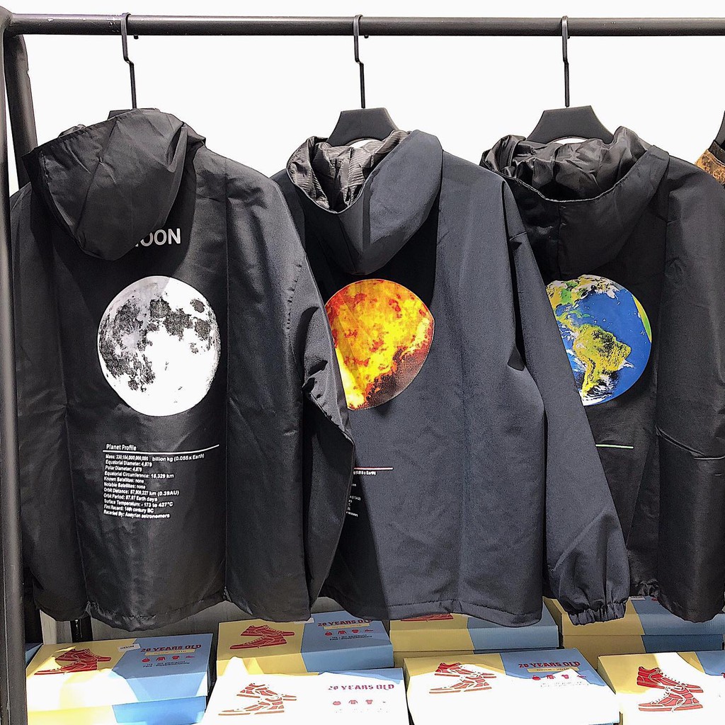 [HEM.UNISEX.RG] ÁO KHOÁC JACKET DÙ MISSOUT UNISEX (MOON, VENUS, EARTH)