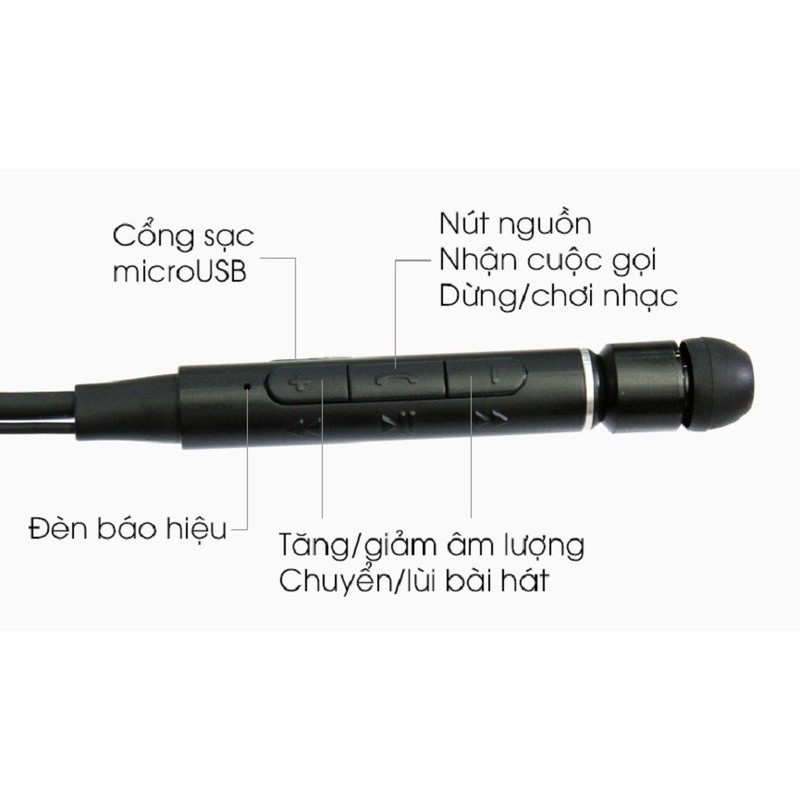 Tai nghe Bluetooth V4.1 Roman Z6000 - Huco Việt Nam