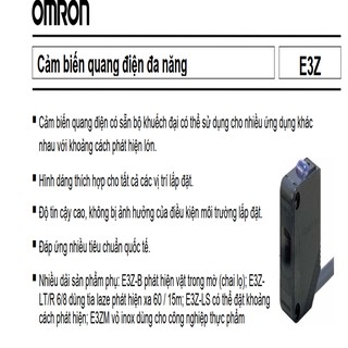 CẢM BIẾN QUANG OMRON E3Z-T61