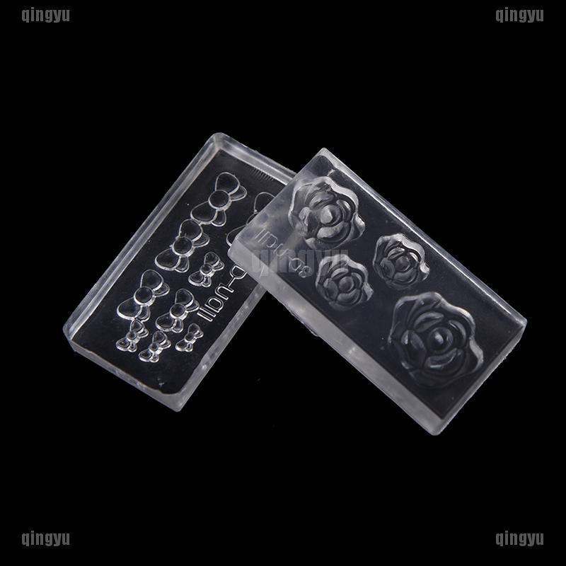 Khuôn Silicone Làm Nhẫn Trang Trí Móng Tay