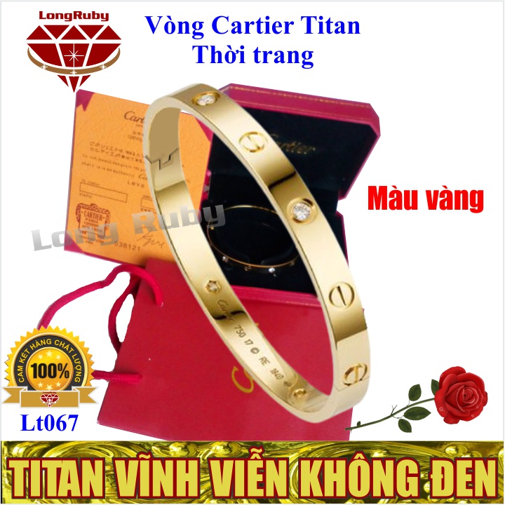 VÒNG TAY NAM NỮ TITAN MÀU VÀNG, HỒNG, TRẮNG | LẮC TAY THỜI TRANG