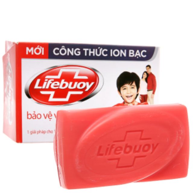 Xà bông cục Lifebuoy bảo vệ vượt trội 90g (đỏ)