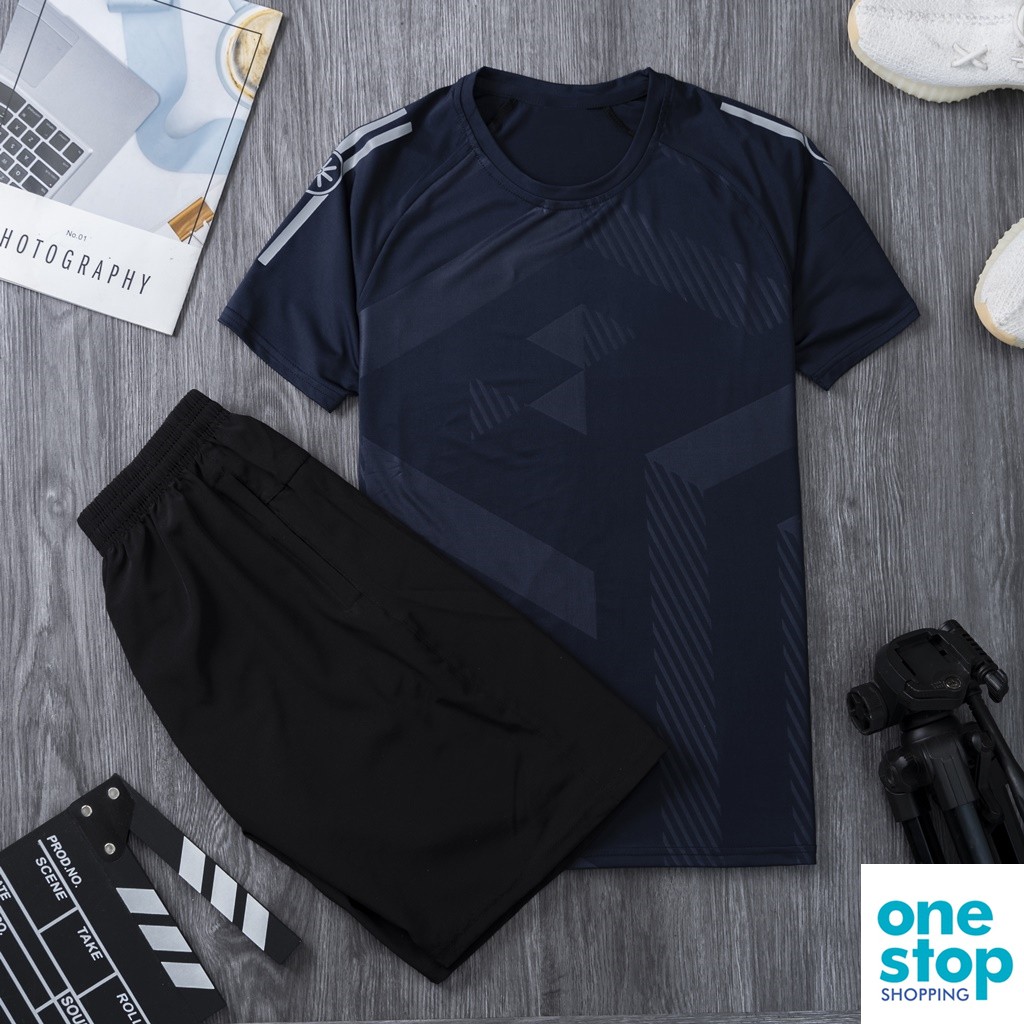 Sét bộ cổ tròn thời trang nam One29, phom 40-80kg oneshop | BigBuy360 - bigbuy360.vn