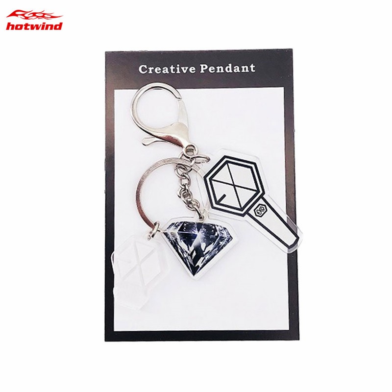 Móc khóa gắn mặt hình các thành viên nhóm nhạc KPOP BTS