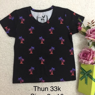 Áo thun trẻ em 8-34kg