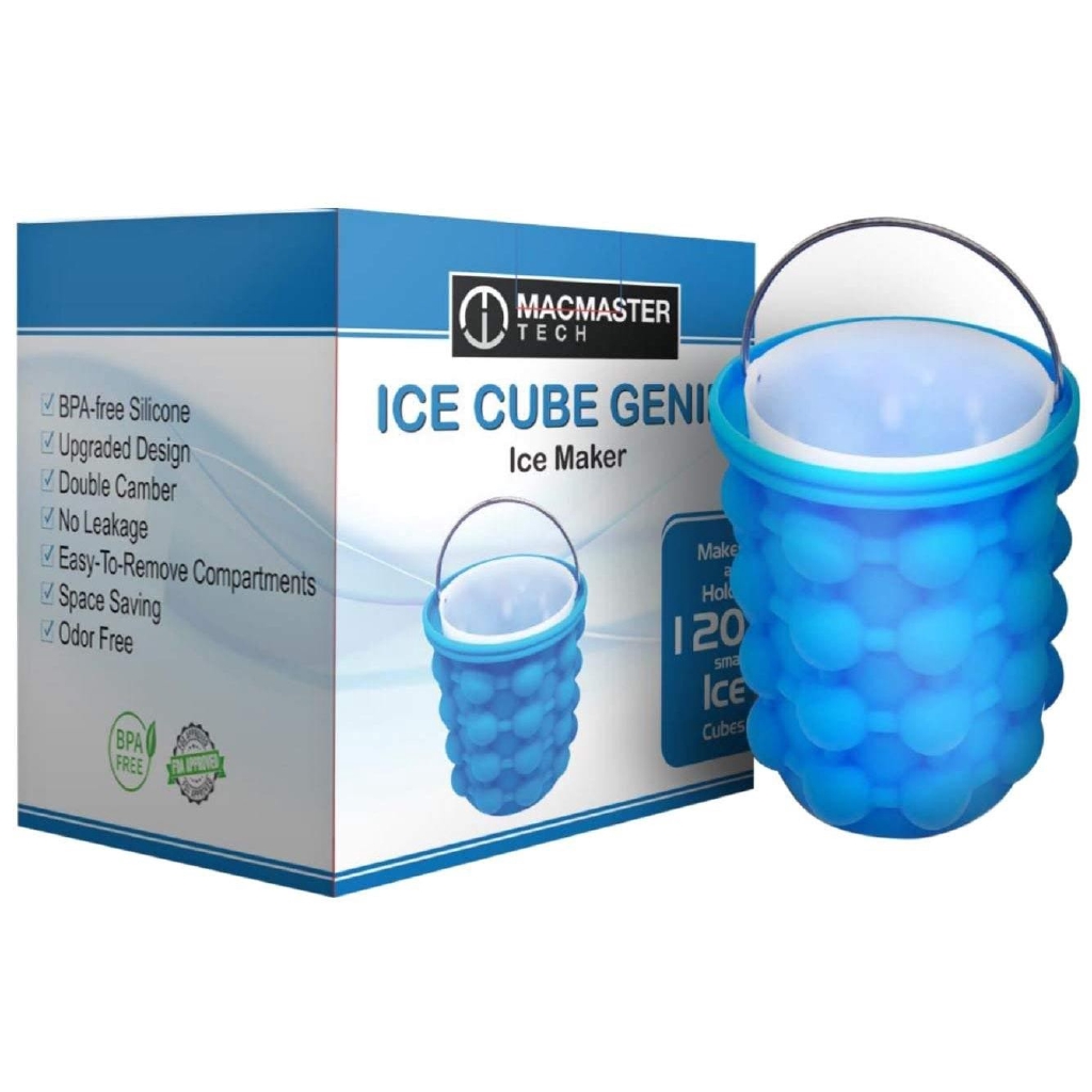 Cốc làm đá thông minh Ice Genie hộp làm đá thông minh tiết kiệm không gian Ice Cube Maker Phặn Phặn | BigBuy360 - bigbuy360.vn