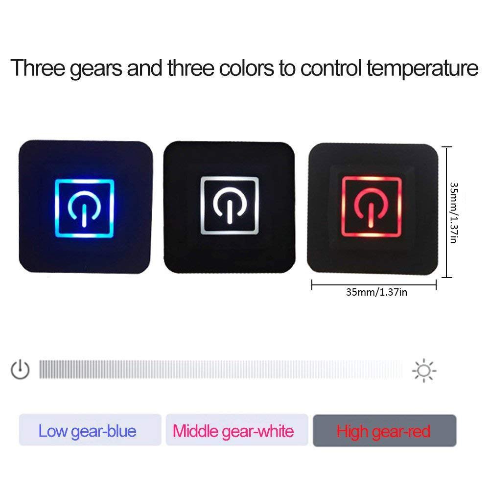 Đệm sưởi ấm quần áo 3 trong 1 bằng sợi carbon có thể điều chỉnh sử dụng cổng USB tiện lợi