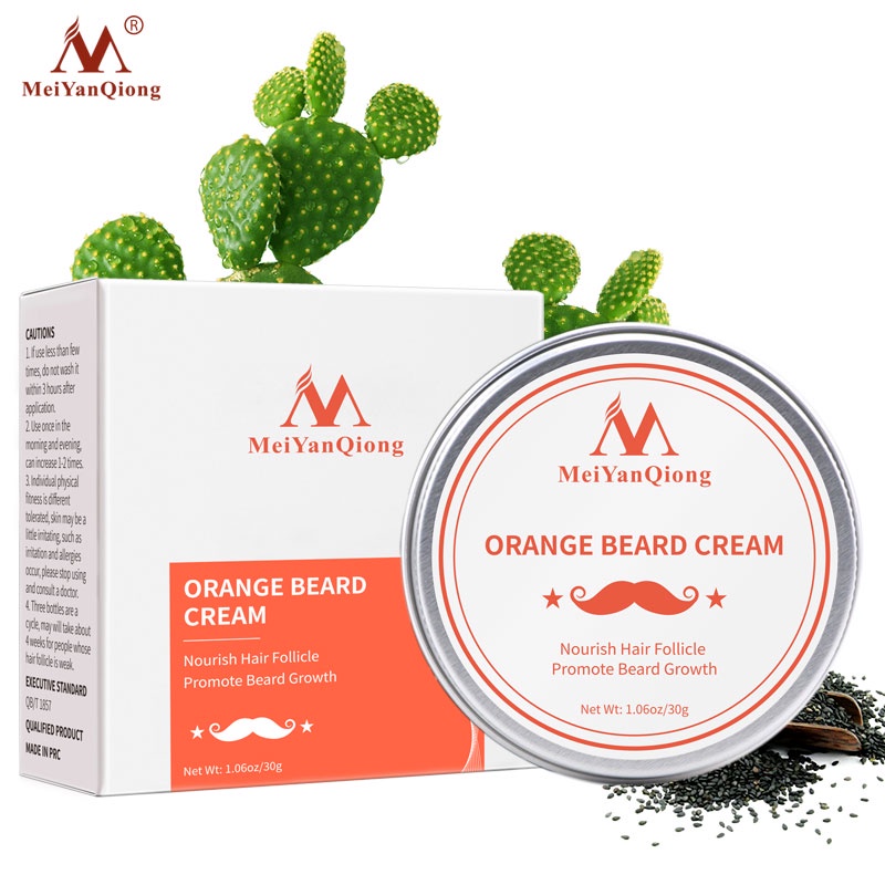 MeiYanQiong kem râu Thúc đẩy tăng trưởng râu rậm rạp 30g