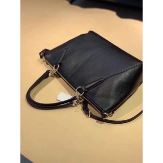 Túi xách Coach đen công sở da thật
