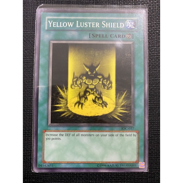 Thẻ bài Yellow Luster Shield IOC