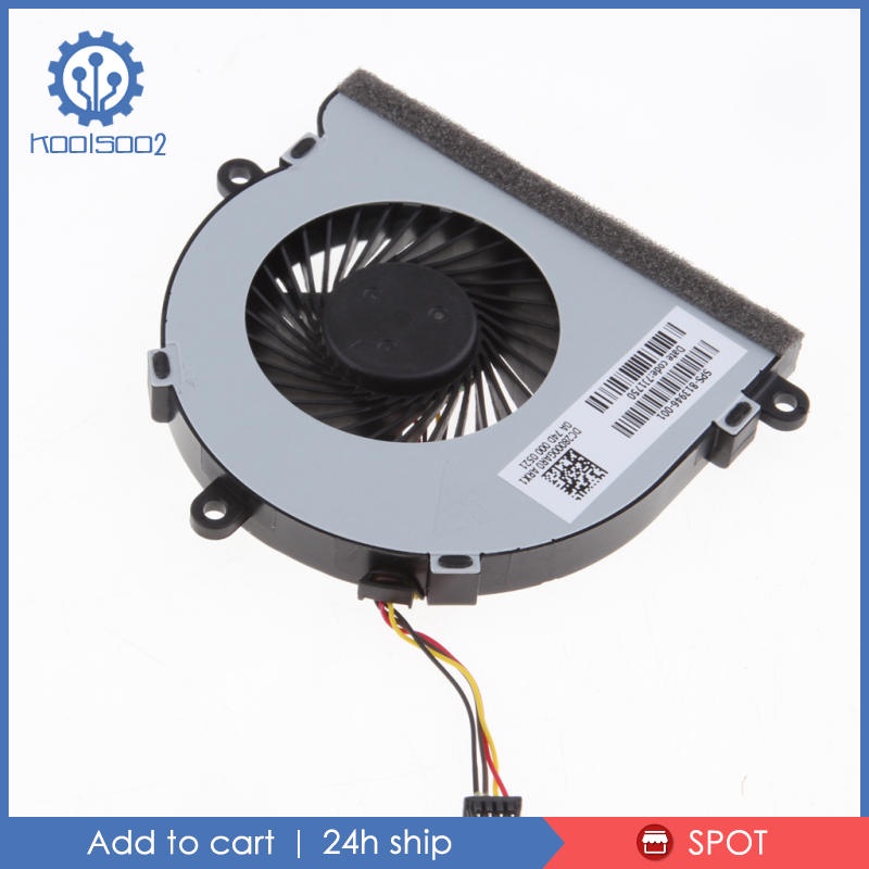 Quạt Tản Nhiệt CPU 4 Dây Koolsoo2 Cho HP 15-A 15-BS 15-AC 15-AF 15-AY