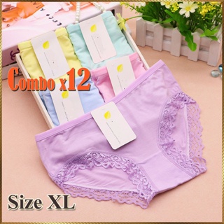 QUẦN LÓT COTTON PHỐI REN ĐẸP