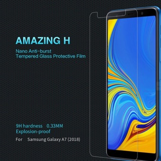 Kính cường lực Nillkin 9H cho Galaxy A7 2018 ( Trong suốt ) Chính hãng