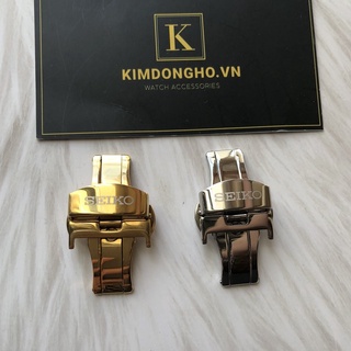 Tặng kèm dụng cụ thay khoá khóa bướm dây da size nam nữ khắc seiko