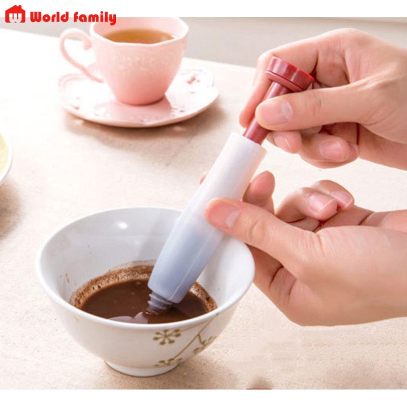 Cây Bút Viết Vẽ Socola Trang Trí Bánh, Bút Viết Chocolate Bằng Silicon