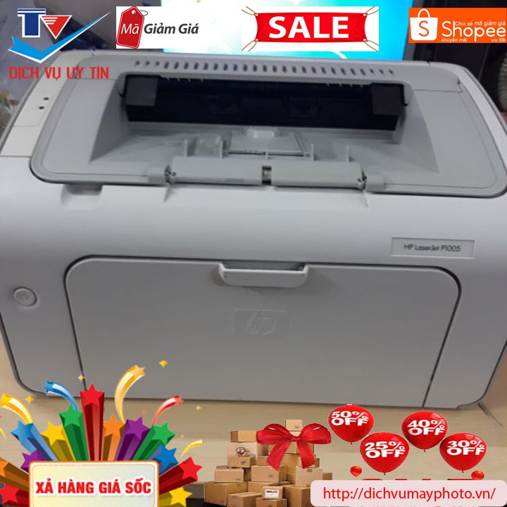 Máy in cũ HP P1005 nhỏ gọn bền đẹp bảo hành máy 3 tháng chất lượng trên 80% | BigBuy360 - bigbuy360.vn