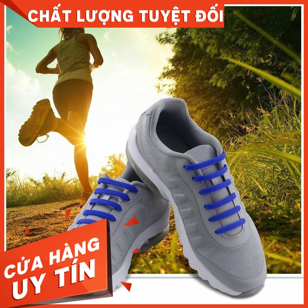 Xả Giá sỉ-Dây Giày Dép Cao Su Thắt Buộc Giày Đàn Hồi Tiện Lợi Thông Minh 2019 - Bộ 16hàng chuẩn