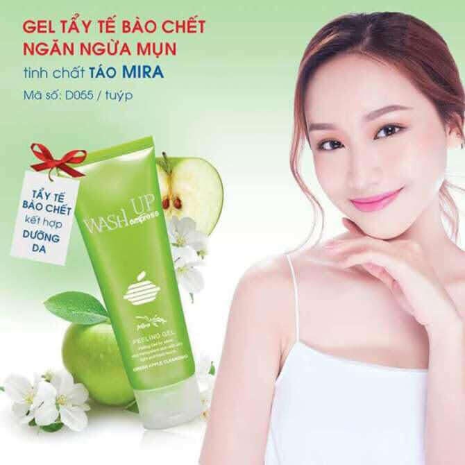 Gel tẩy tế bào chết mặt và body ngăn ngừa mụn Mira (MP7478)