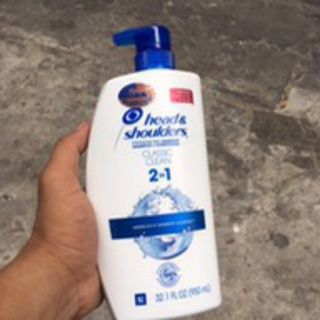 Dầu gội head  và shoulder 2in1 950ml( nhập từ mỹ)
