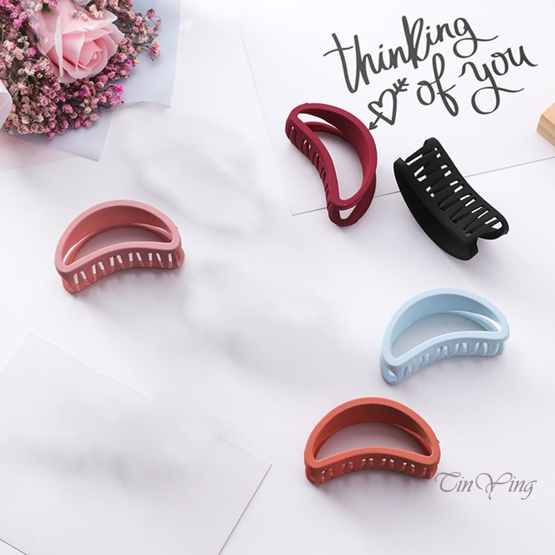 Kẹp tóc càng cua GETNOIVAS dày/mỏng đơn giản thời trang cho nữ