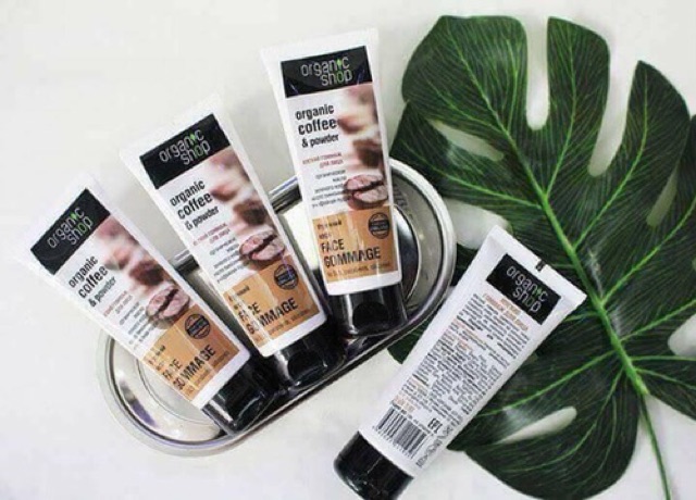 Tẩy Da Chết Mặt Cafe Oganic Shop - Nga | BigBuy360 - bigbuy360.vn