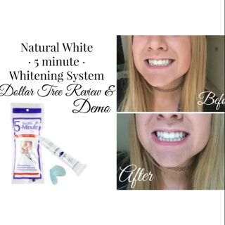 GEL LÀM TRẮNG RĂNG NATURAL WHITE 5 MINUTE WHITENING 22 ML - 0.75 OZ