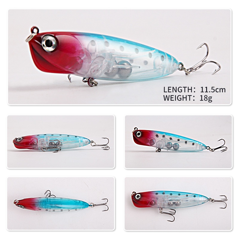 1 Mồi Giả Câu Cá Nhựa Cứng 11.5cm 18g