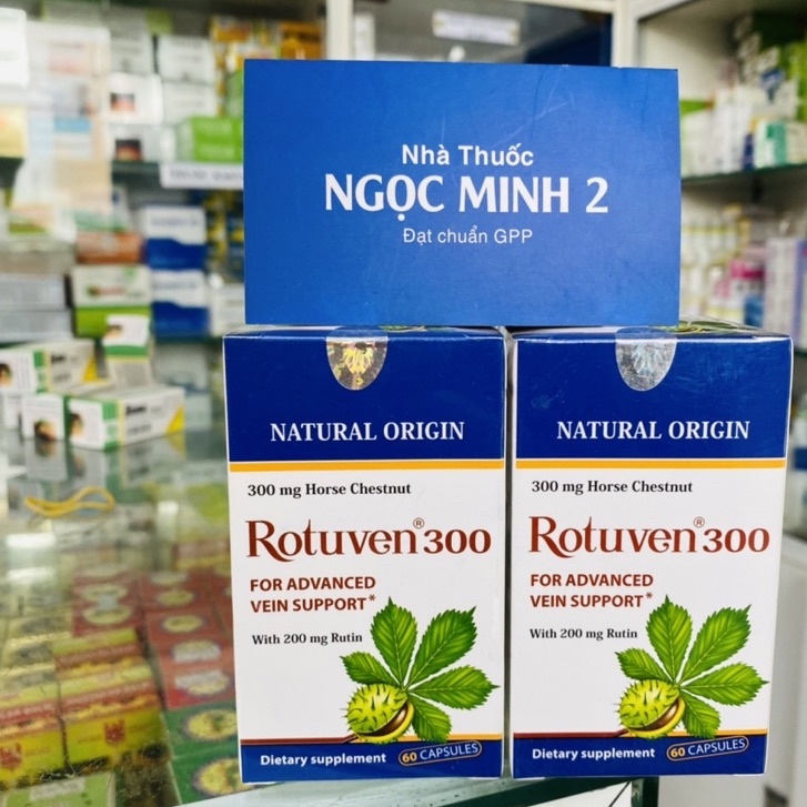 ✅ [Chính Hãng] Rotuven 300 hỗ trợ giảm suy giãn tĩnh mạch chân