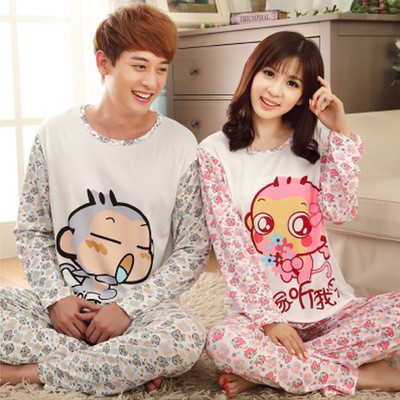 HÀNG CAO CẤP -  áo nữ đồ bộ pyjama Pijama Set Đồ Ngủ Bằng Lụa Satin Phong Cách Hàn Quốc Dành Cho Nam Đồ ngủ đôi đồ mặc n