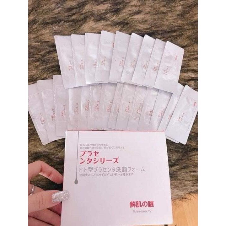 Ủ Trắng Face Nhau Thai Cừu Chuẩn Nội Địa Nhật ( lẻ 1 miếng )